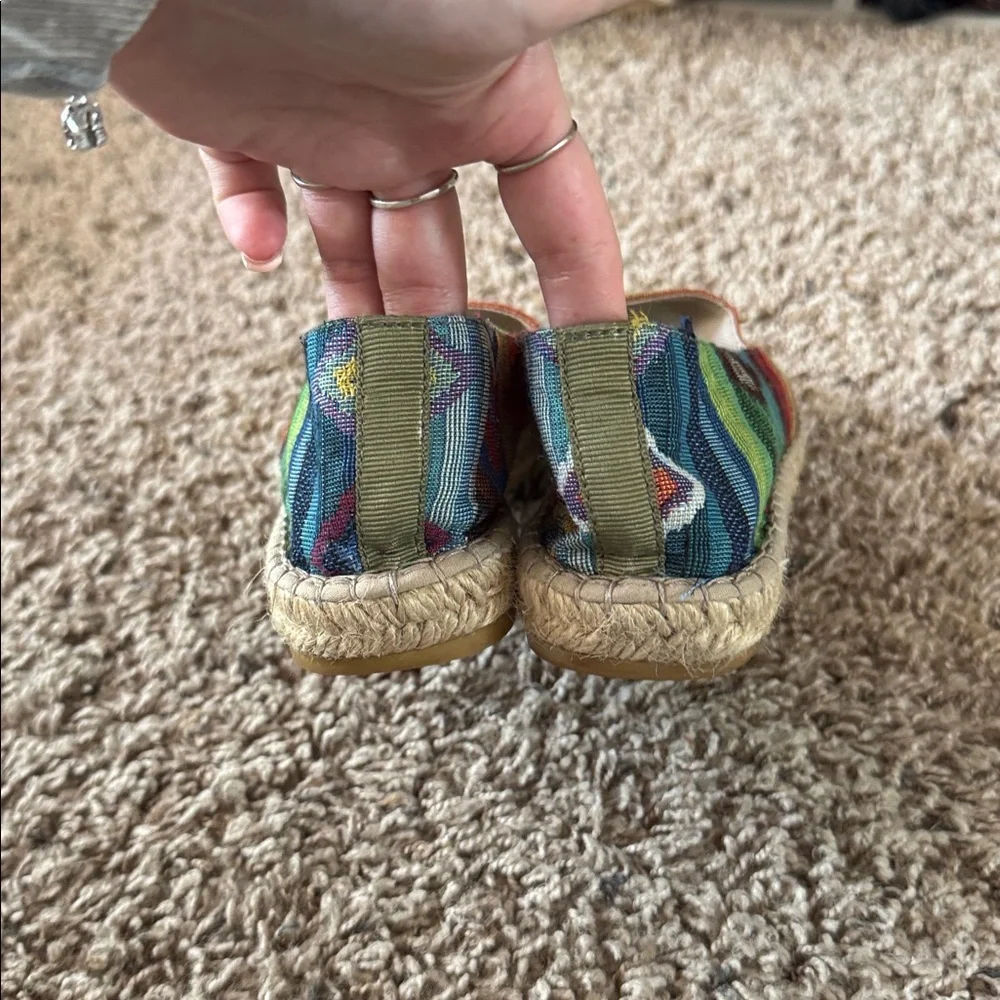 Vibrant Multicolor Aztec Espadrilles